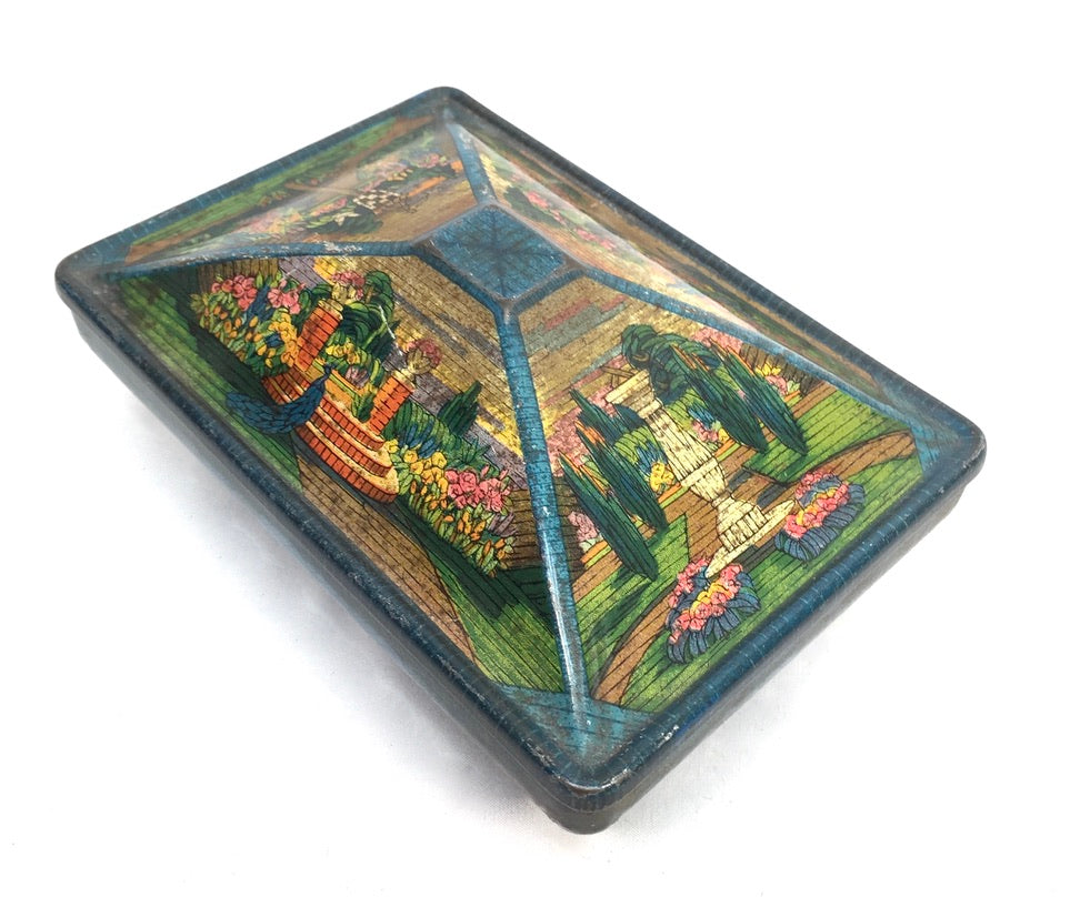 Antique Advertising Rowntrees Confectionery Tin / Sweet / Chocolate Box c.1920