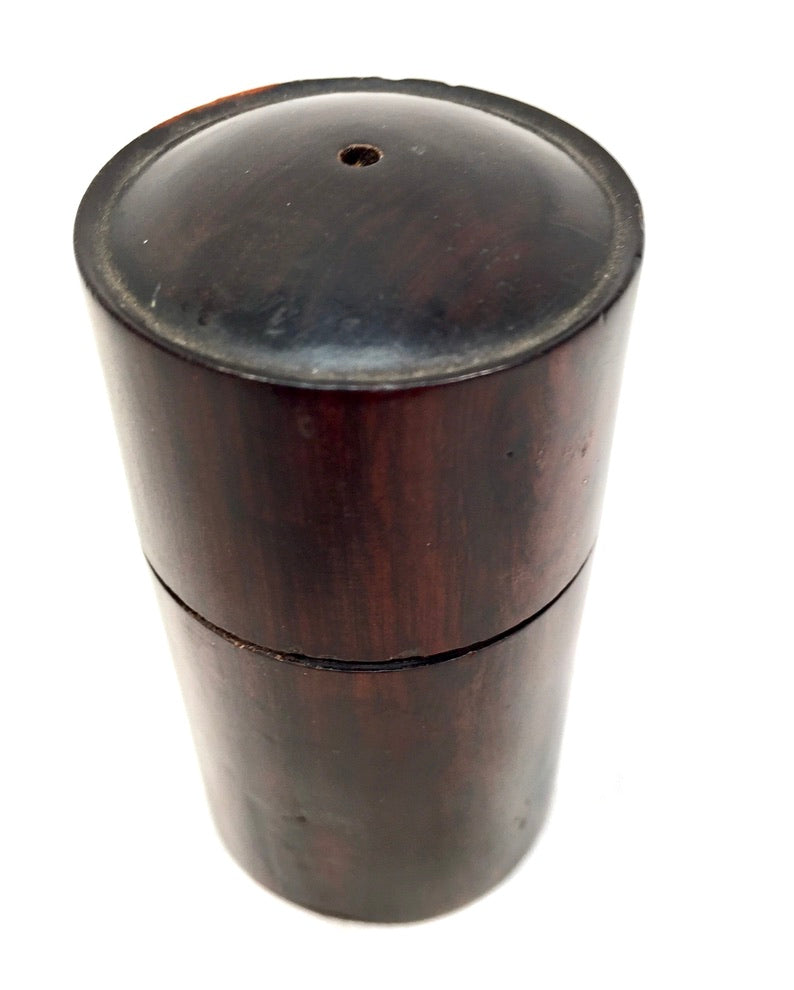 Antique Wooden Go To Bed Match Holder & Striker 19th Century Treen Box