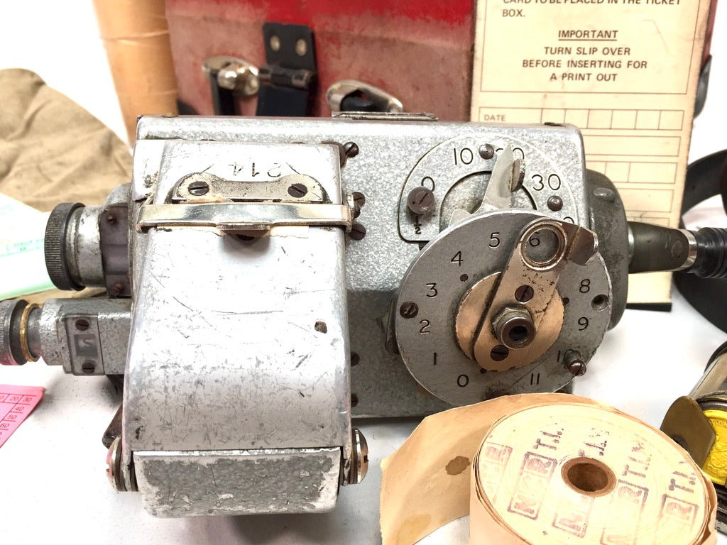 Antique Greater Manchester Transport Bus Conductors Ticket Machine in Case