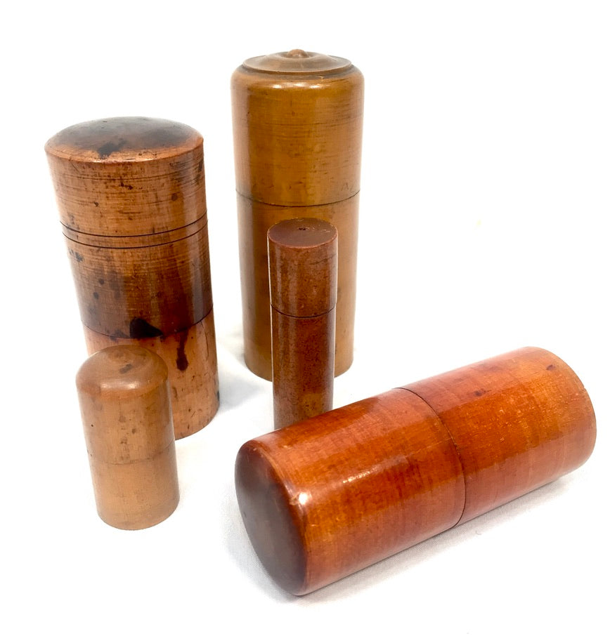 Antique Wooden Storage Cases with Various Steel Metal Punch Set Tools Wacthmaker