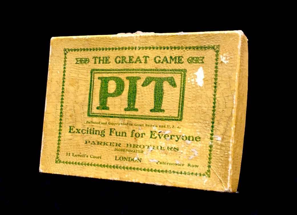 Antique Boxed Pit Trading Playing Card Game Playing Deck / Complete c.1910