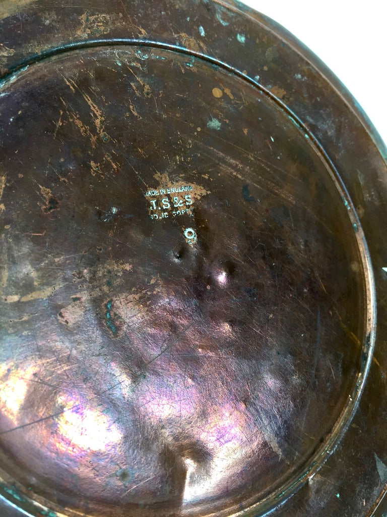 Antique Art Nouveau Copper Planter / Plant Pot / Jardiniere Arts & Crafts c.1900