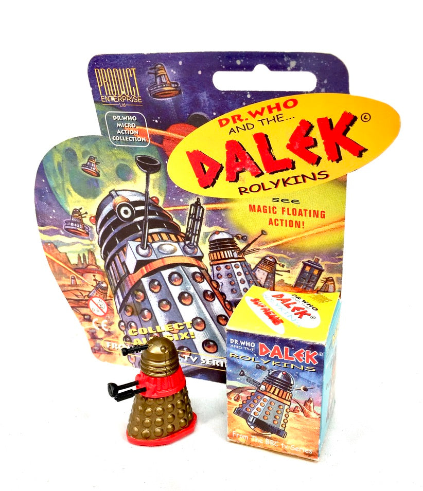 Vintage Toy - Product Enterprise "Supreme Dalek" / & Dr Who Rolykins Figurine