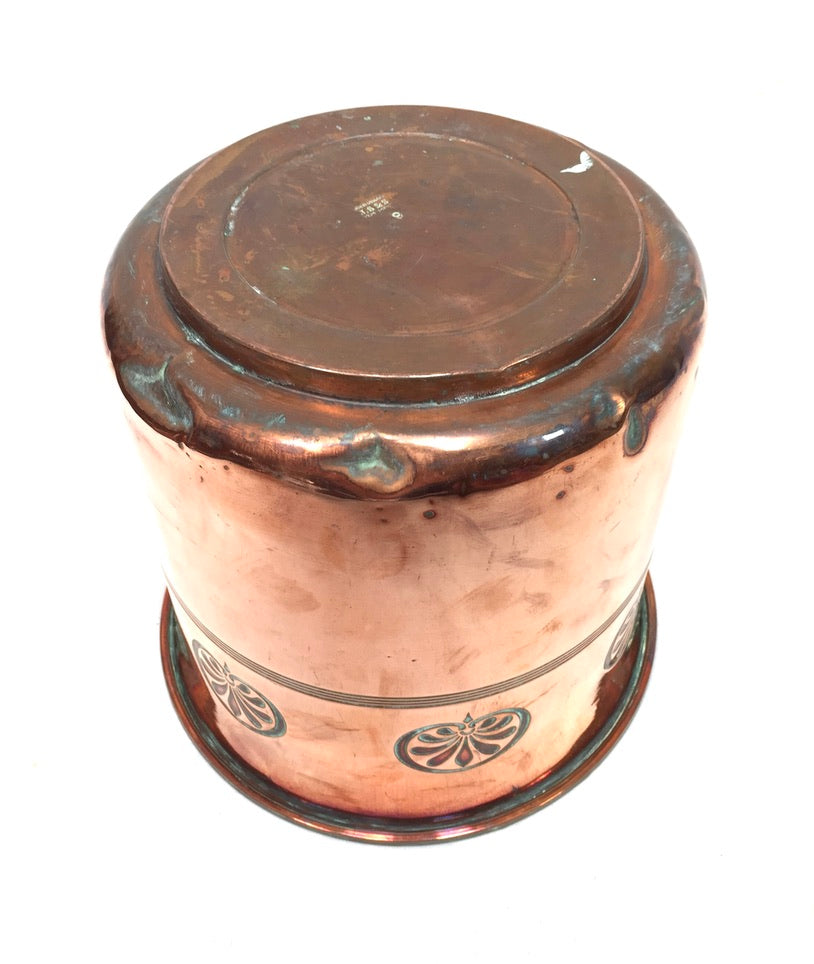Antique Art Nouveau Copper Planter / Plant Pot / Jardiniere Arts & Crafts c.1900