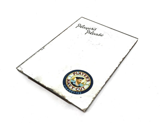 Antique Advertising - Player's Please Navy Cut Cigarettes Mirror / Sign Tabletop