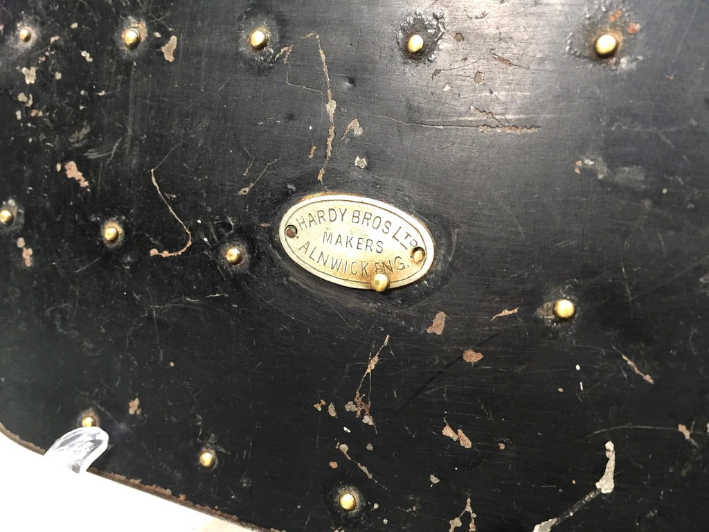 Antique Metal Fly Fishing Tackle Storage Box Set by Hardy Bros Mid 20th Century