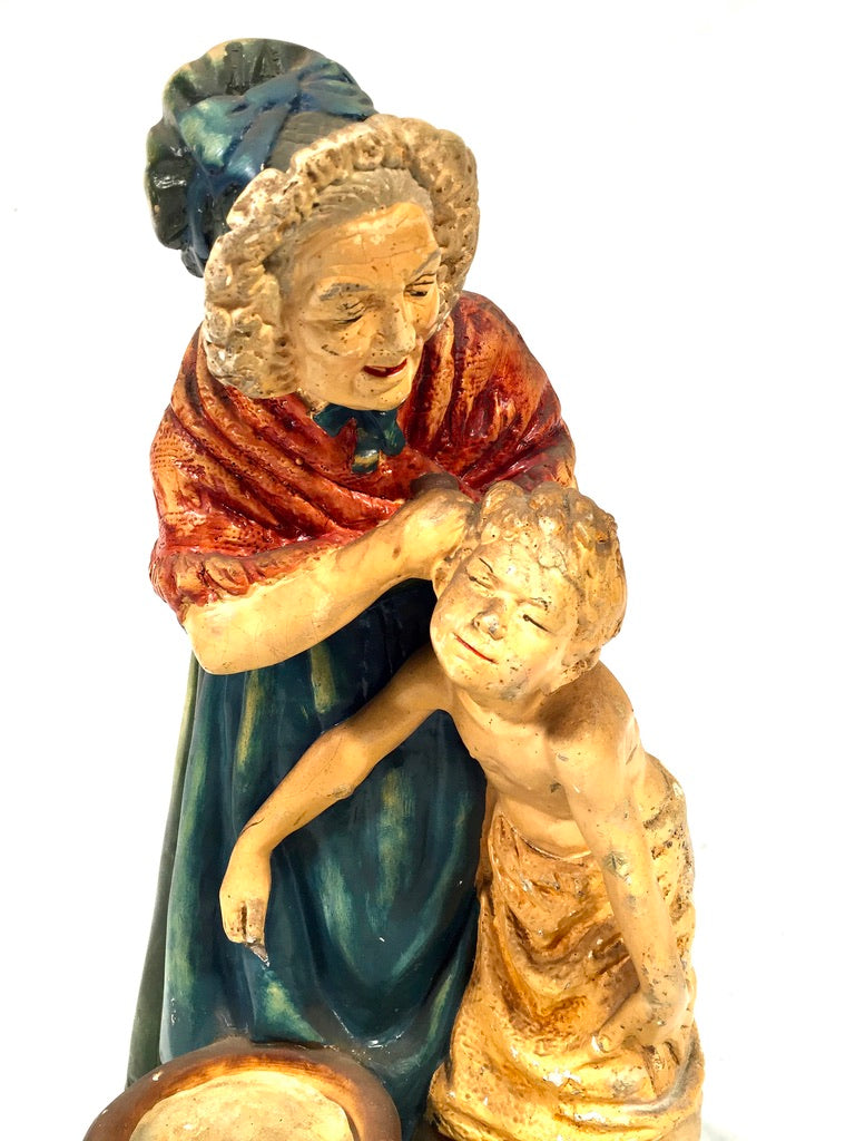 Antique Advertising - Victorian Pears Soap "You Dirty Boy" Shop Display Statue