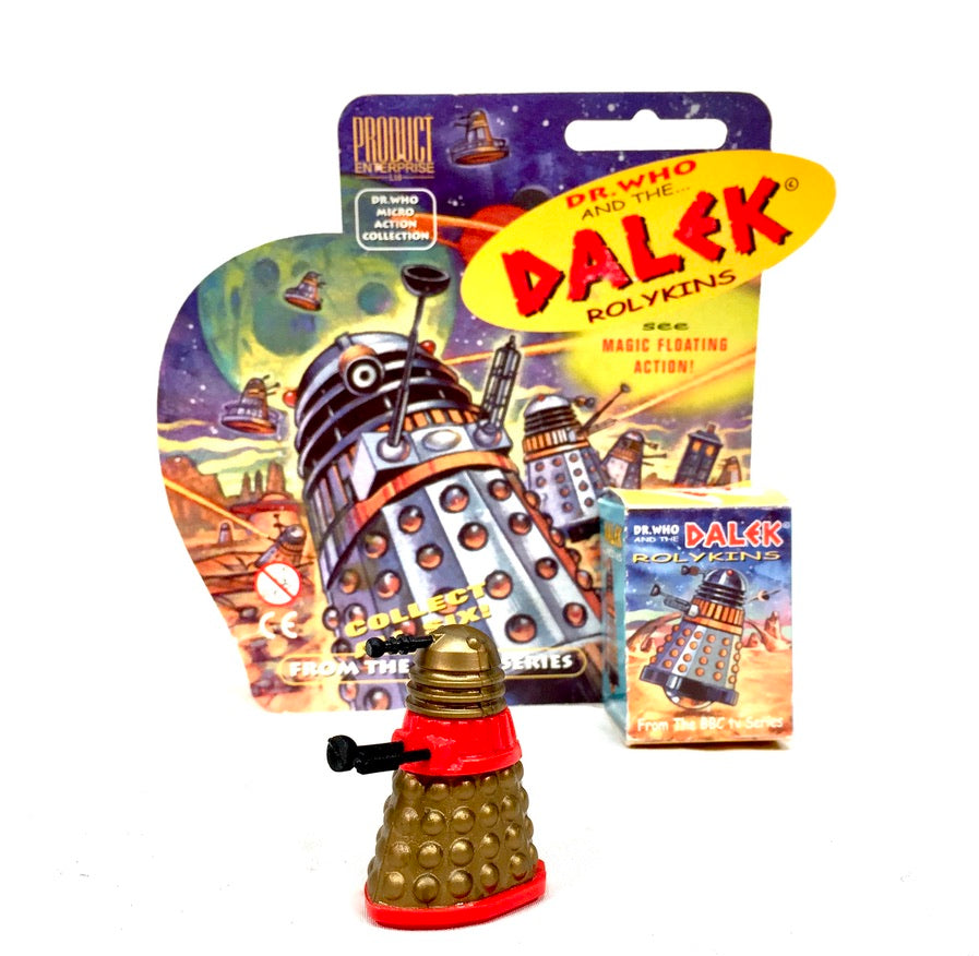 Vintage Toy - Product Enterprise "Supreme Dalek" / & Dr Who Rolykins Figurine