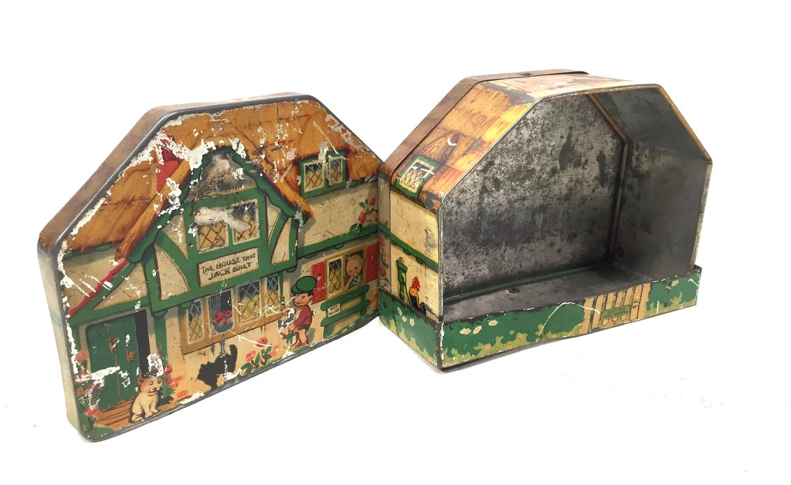 The House that Jack Built" Macfarlane Lang & Co Biscuit Tin