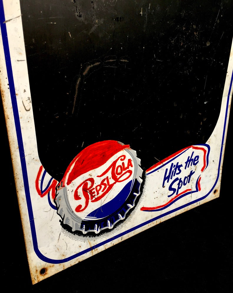 Antique American Advertising Pepsi Cola Specials Today Chalk Board Display Sign