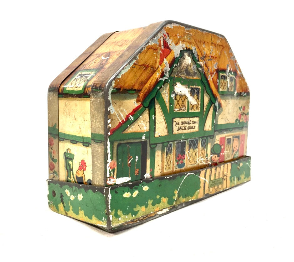 The House that Jack Built" Macfarlane Lang & Co Biscuit Tin