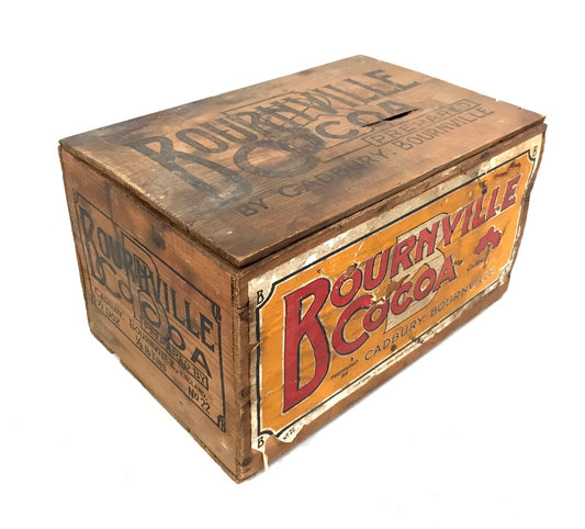 Antique Advertising - Cadbury's Chocolate Confectionery Wooden Shop Display Box