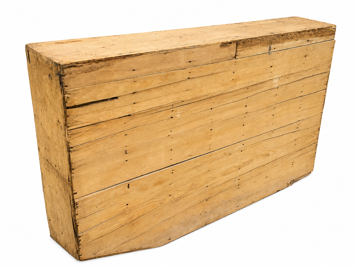 Antique 19th Century Large Wooden Pine Apothecary Style Chest of Drawers Cabinet
