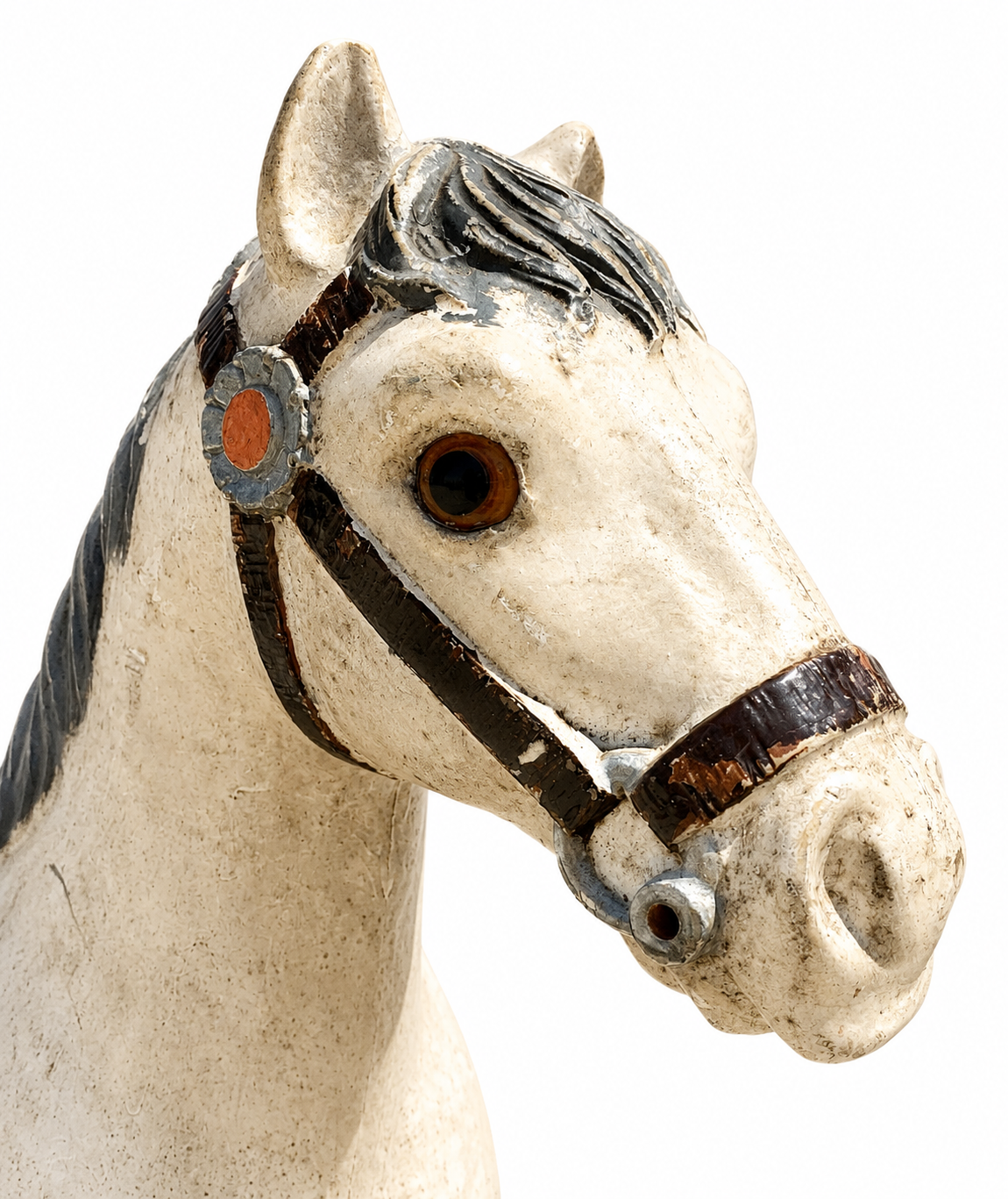 Vintage Toys - Tri-ang Children's Rocking Horse on Red Stand c.1950 / Antique