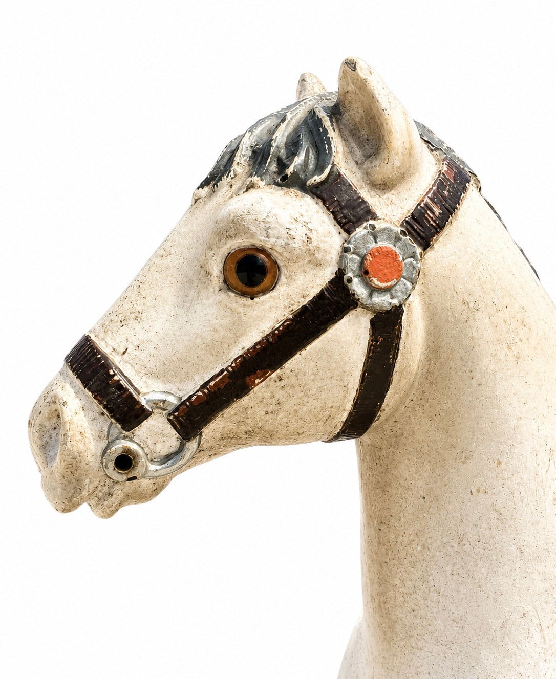 Vintage Toys - Tri-ang Children's Rocking Horse on Red Stand c.1950 / Antique