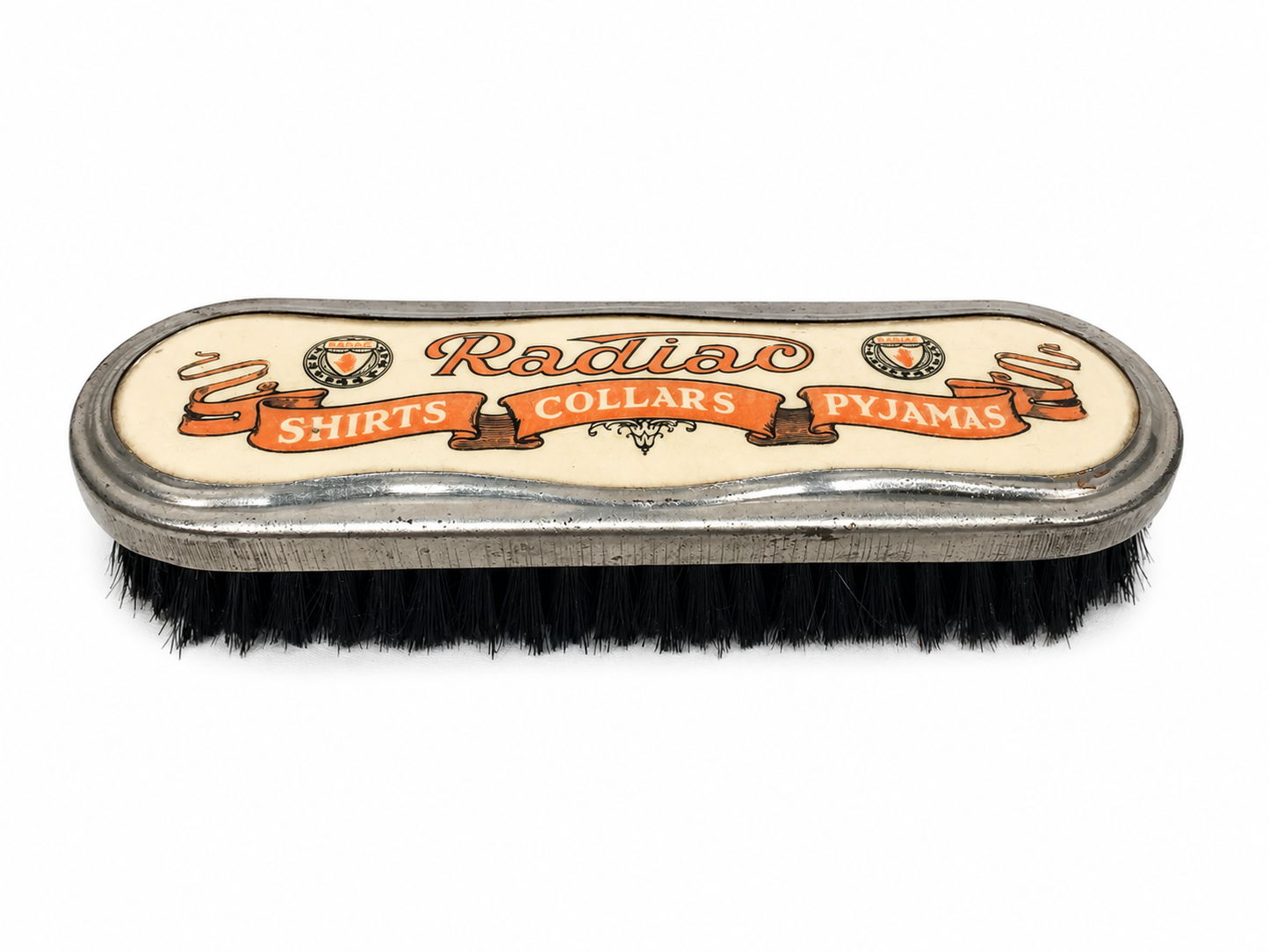 Antique Advertising Haberdashery Shop Clothes Brush Radiac Shirts Collars 1930s