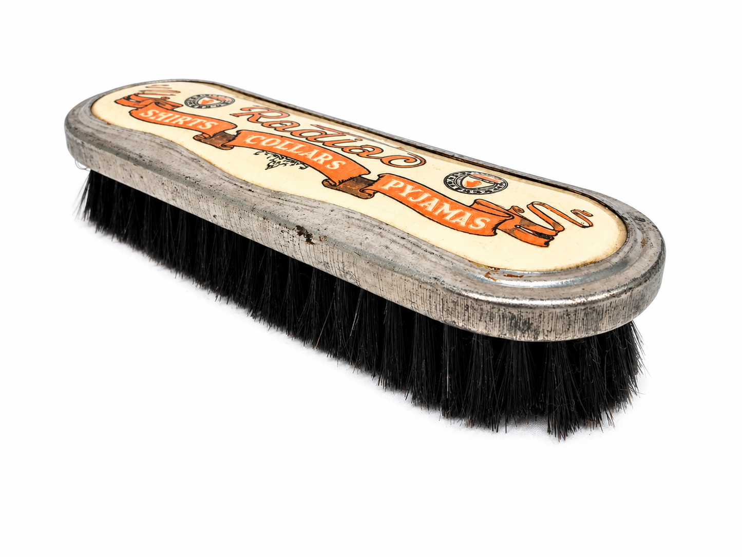 Antique Advertising Haberdashery Shop Clothes Brush Radiac Shirts Collars 1930s