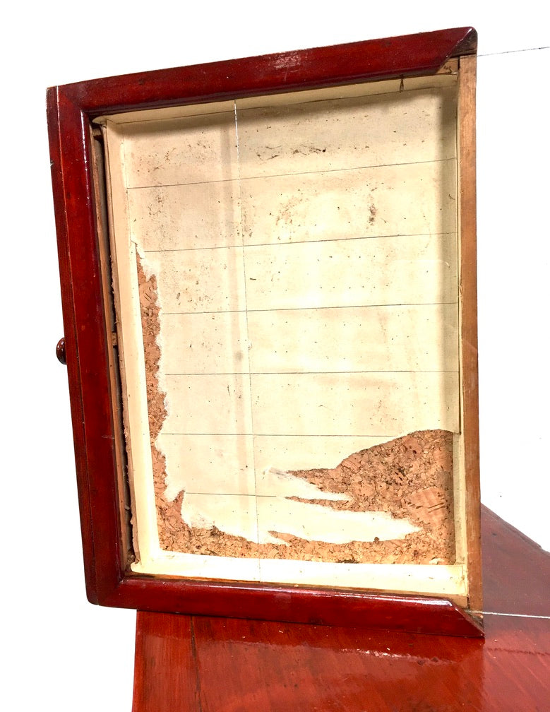 Antique Tabletop Stained Wooden Chest of Specimen Collectors Drawers c.1930
