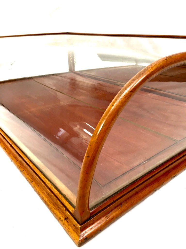 Antique Large Sized Haberdashery Shop Counter Glass Dome Display Cabinet c.1910