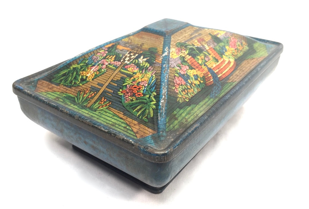 Antique Advertising Rowntrees Confectionery Tin / Sweet / Chocolate Box c.1920