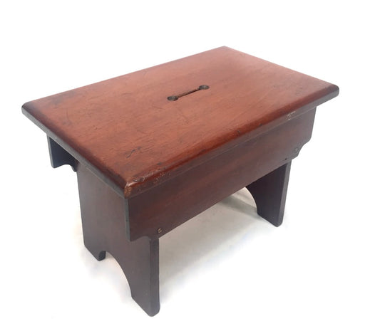 Antique Wooden 20th Century Money Box / Collection Box / Treen / Miniature Table