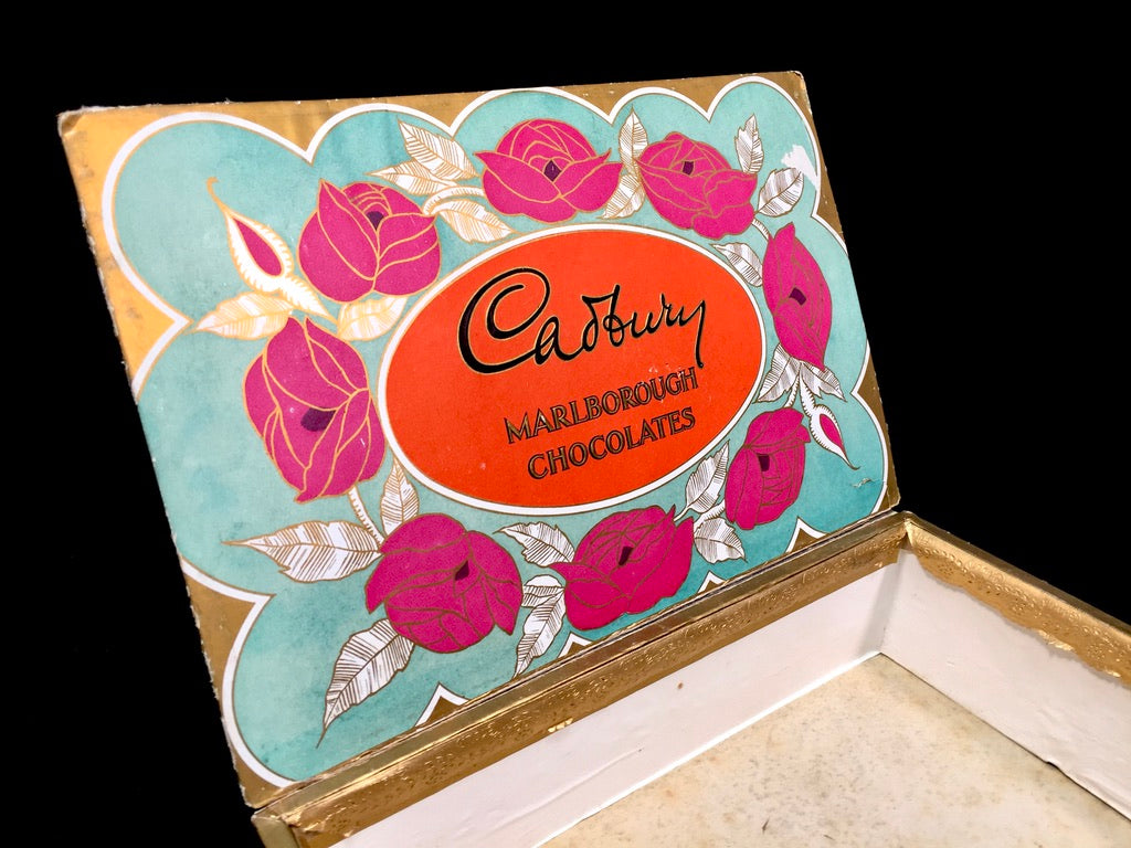 Antique Advertising - Cadbury's Chocolate Confectionery Wooden Shop Display Box