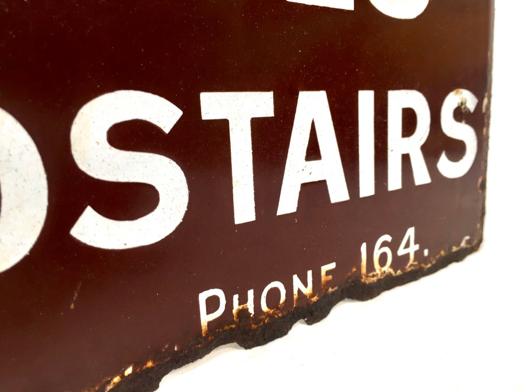 Antique Advertising - Early 20th Century Enamel Sign for a London Estate Agents