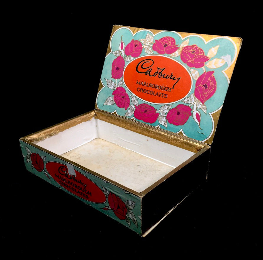 Antique Advertising - Cadbury's Chocolate Confectionery Wooden Shop Display Box