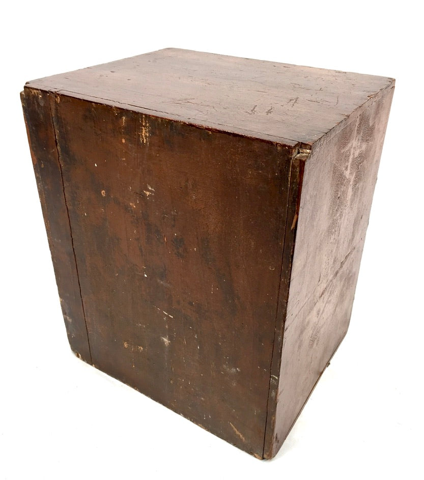 Antique Tabletop Wooden Chest of Collectors Drawers / Storage Box / Cabinet