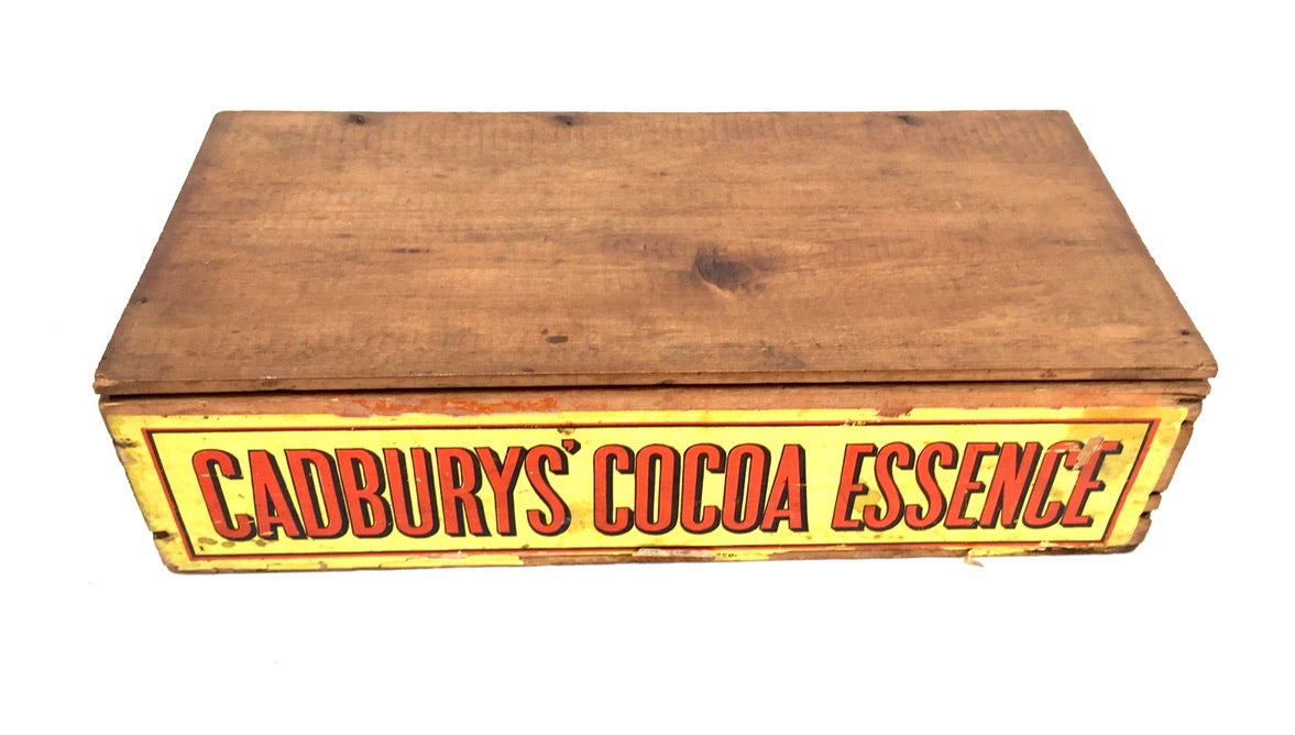 Antique Advertising - Cadbury's Chocolate Confectionery Wooden Shop Display Box