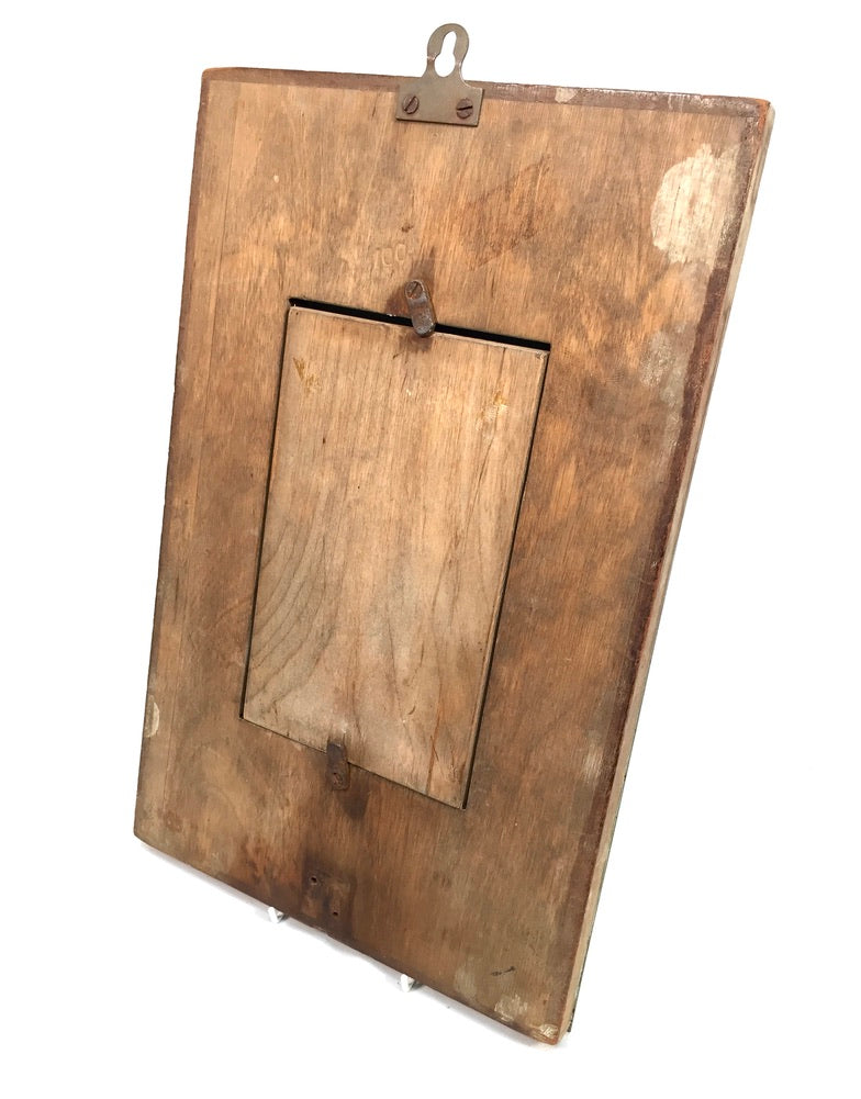 Antique Advertising - Shweppes Wall Hanging Mirror Sign / Pub Menu Board c.1920