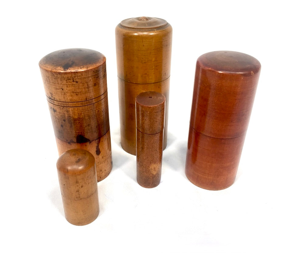 Antique Wooden Storage Cases with Various Steel Metal Punch Set Tools Wacthmaker