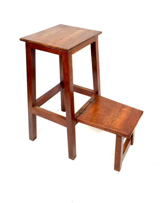 Antique Wooden Metamorphic Step / Stool / Ladder / Chair / 20th Century c.1950s