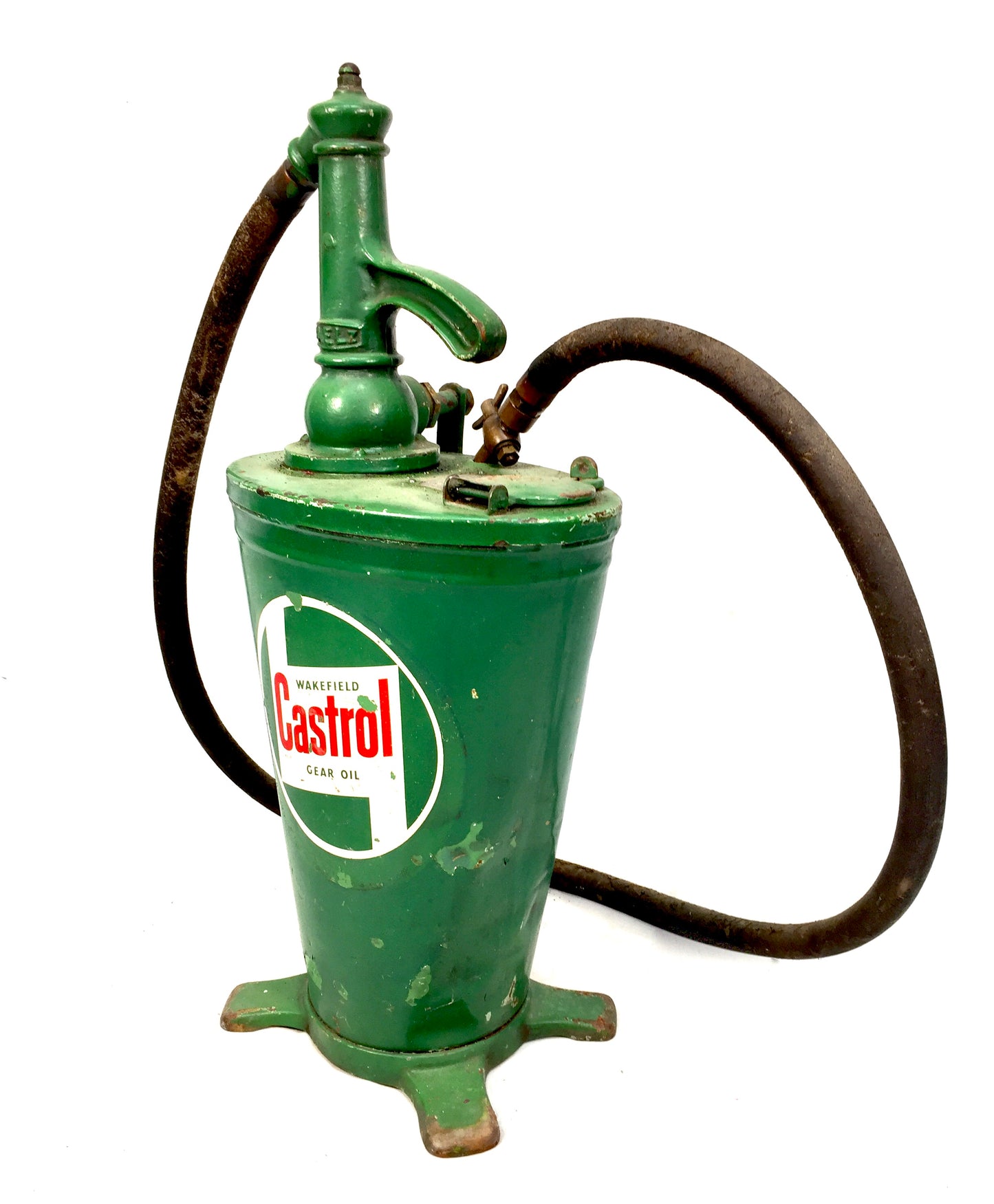 Vintage Garage Oil Dispenser for Castrol / By Charles C Wakefield & Co c.1950