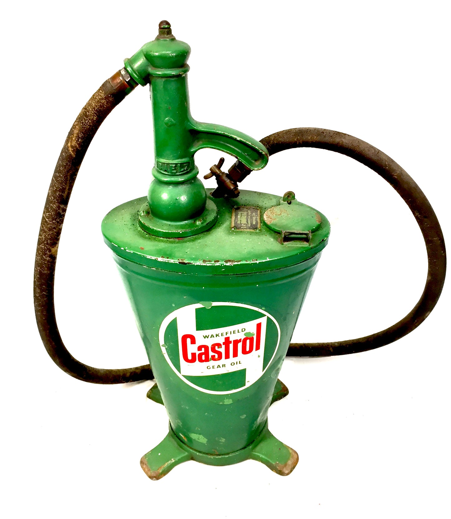 Vintage Garage Oil Dispenser for Castrol / By Charles C Wakefield & Co c.1950