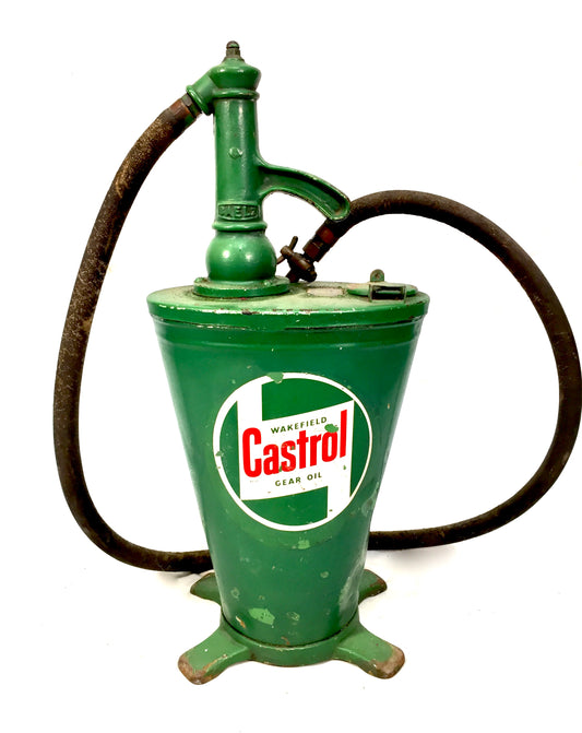 Vintage Garage Oil Dispenser for Castrol / By Charles C Wakefield & Co c.1950