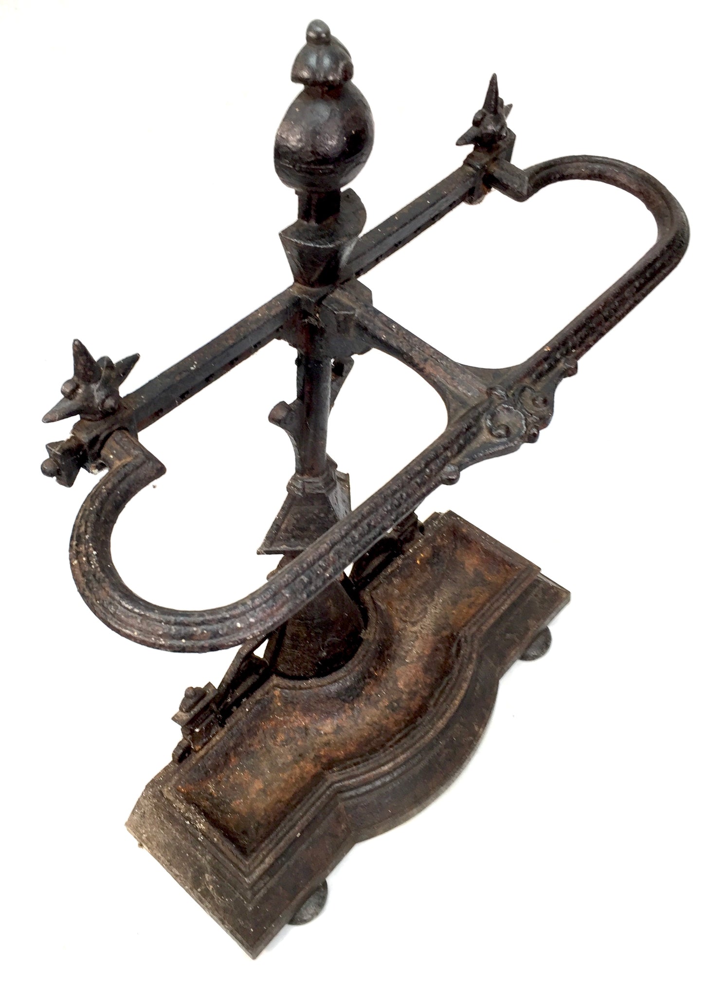 Antique Victorian Metal Black Cast Iron Entrance Hall Umbrella Stick Stand c1900