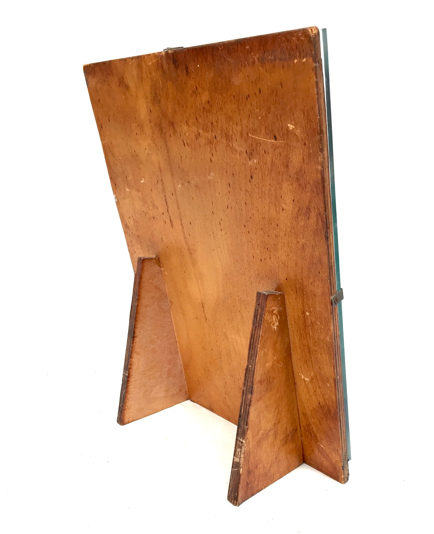 Antique Advertising - Mirror for Derbyshire Building Society Bank / Sign c.1930