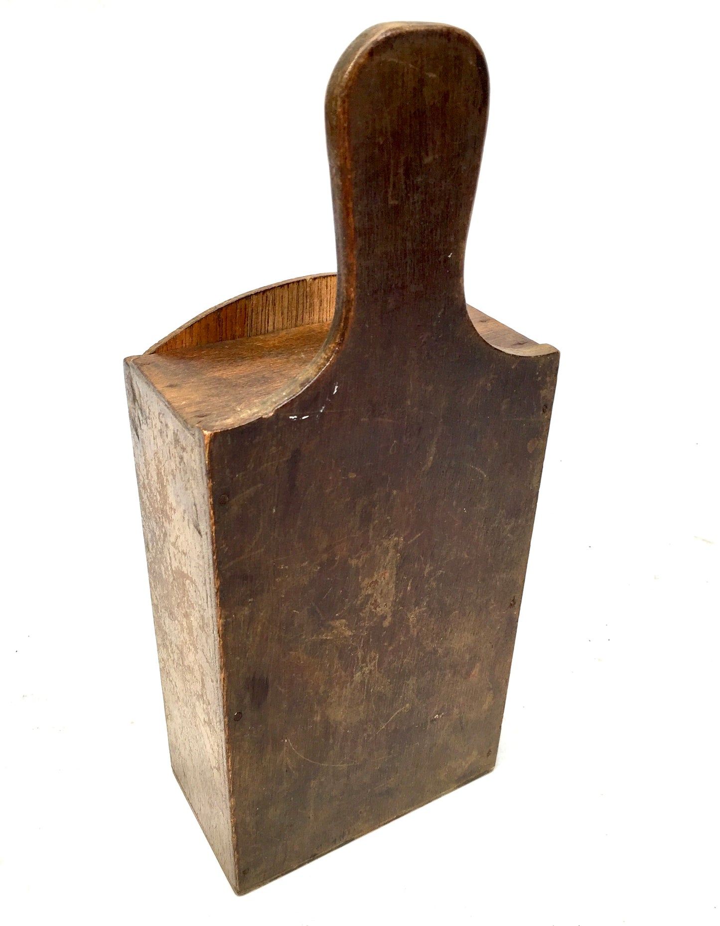 Antique Wooden Church Used Handled Sectional Collection Money Box c.1900