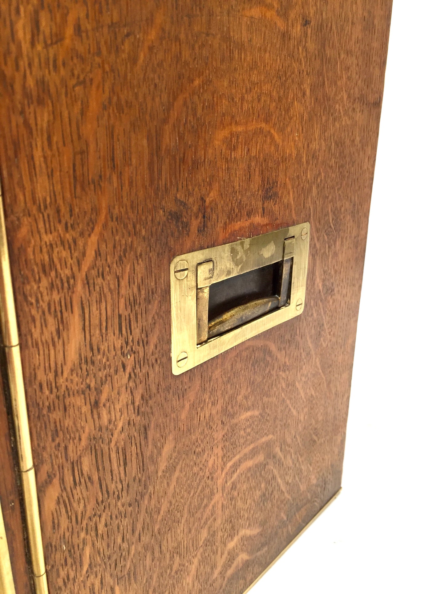 Antique Victorian Oak Wood Humidor Chest of Drawers / Collectors Cabinet Box