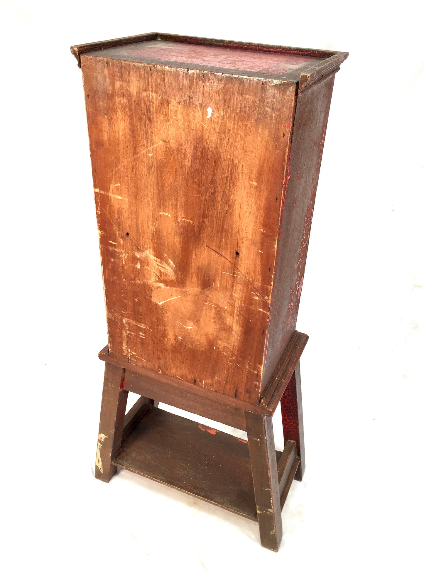 Antique Victorian Country House Wooden Letter / Post Box Storrs Hall Windermere