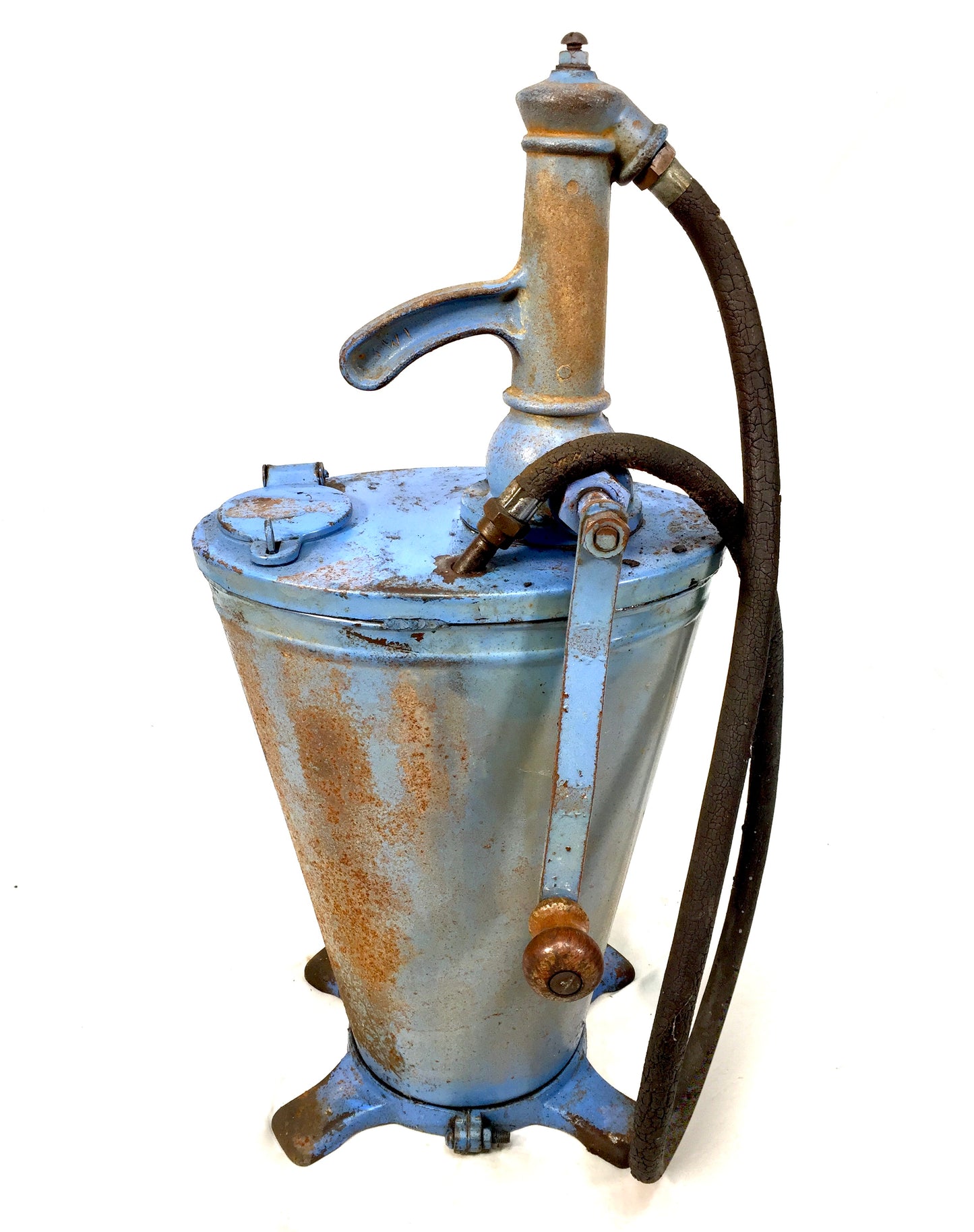 Vintage Garage Forecourt Oil Pump Dispenser for FINA Petrofina - Advertising