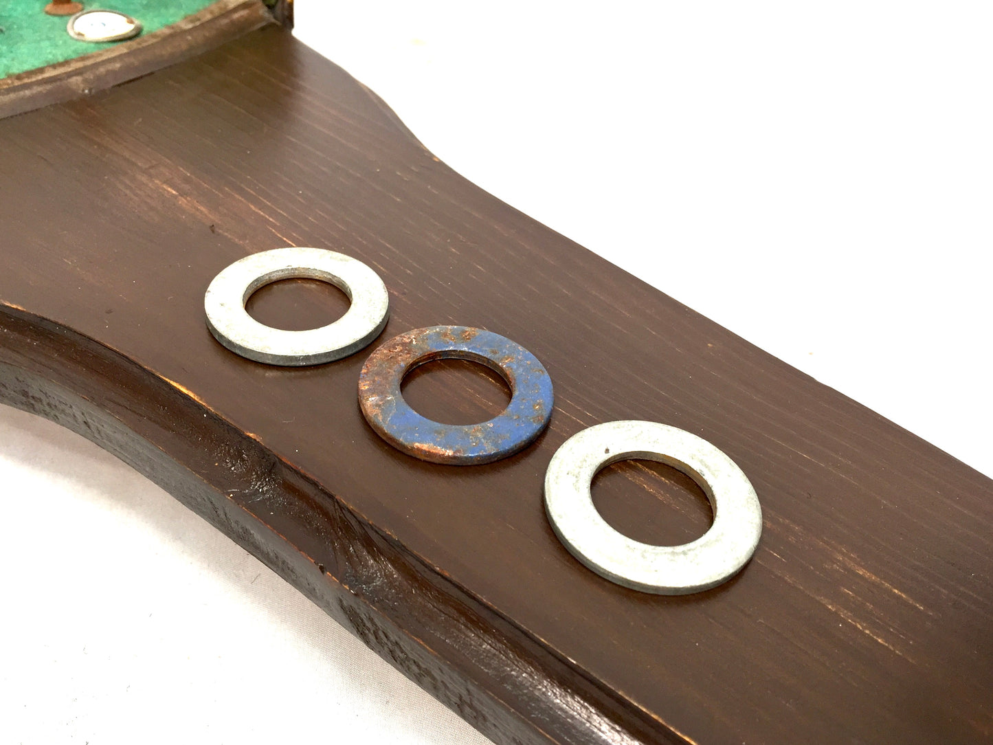 Antique Tabletop / Bar Top Ringtoss Shooting Parlour Game / Working Order c.1910