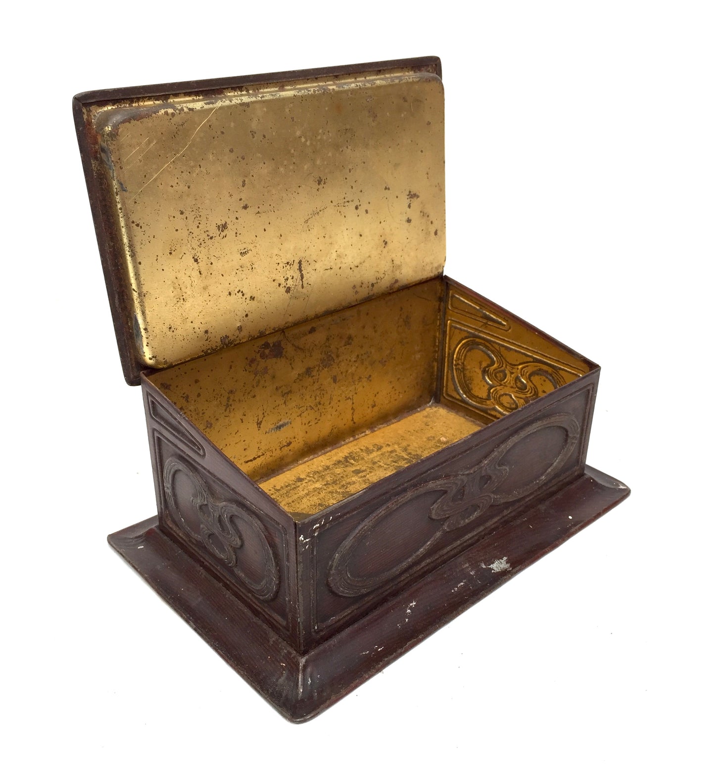 Antique Advertising - Macfarlane Lang &amp; Co Mozart Casket Biscuit Tin c.1910