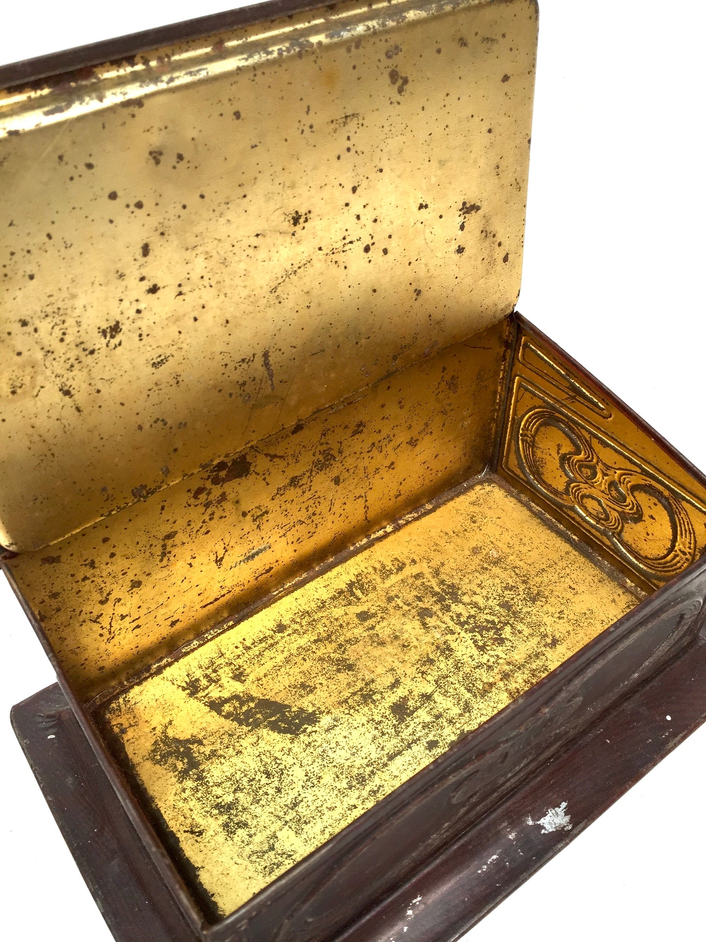 Antique Advertising - Macfarlane Lang &amp; Co Mozart Casket Biscuit Tin c.1910