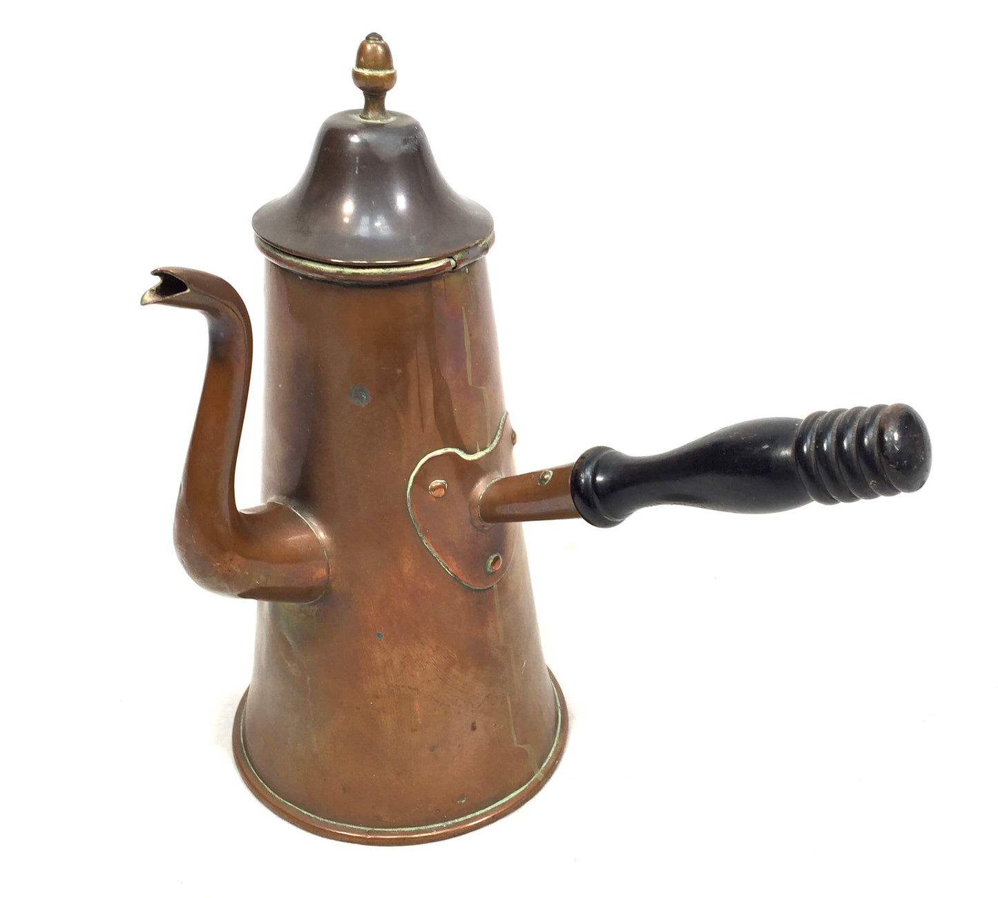 Antique 19th Century Georgian Copper Coffee / Hot Chocolate Pot Jug c.1800