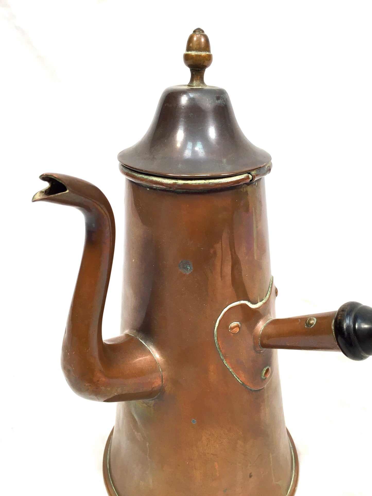 Antique 19th Century Georgian Copper Coffee / Hot Chocolate Pot Jug c.1800