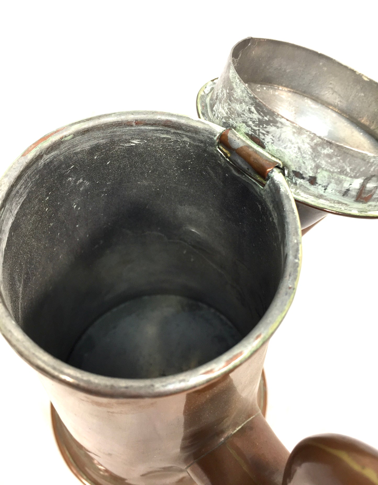 Antique 19th Century Georgian Copper Coffee / Hot Chocolate Pot Jug c.1800