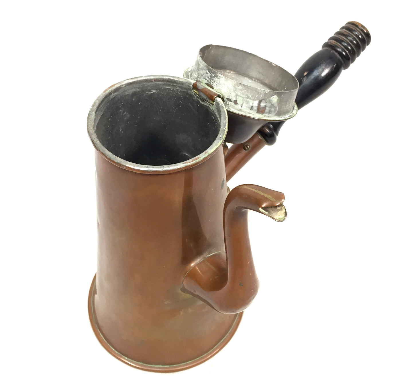 Antique 19th Century Georgian Copper Coffee / Hot Chocolate Pot Jug c.1800