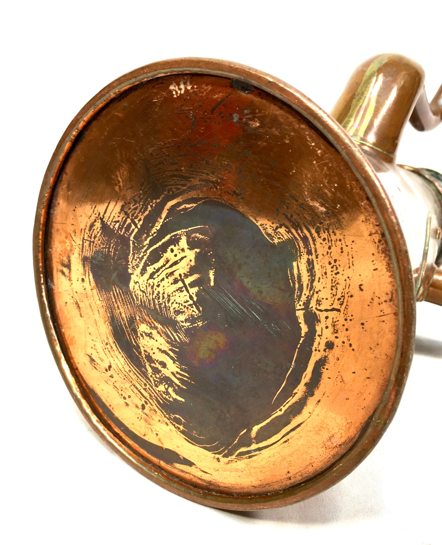 Antique 19th Century Georgian Copper Coffee / Hot Chocolate Pot Jug c.1800